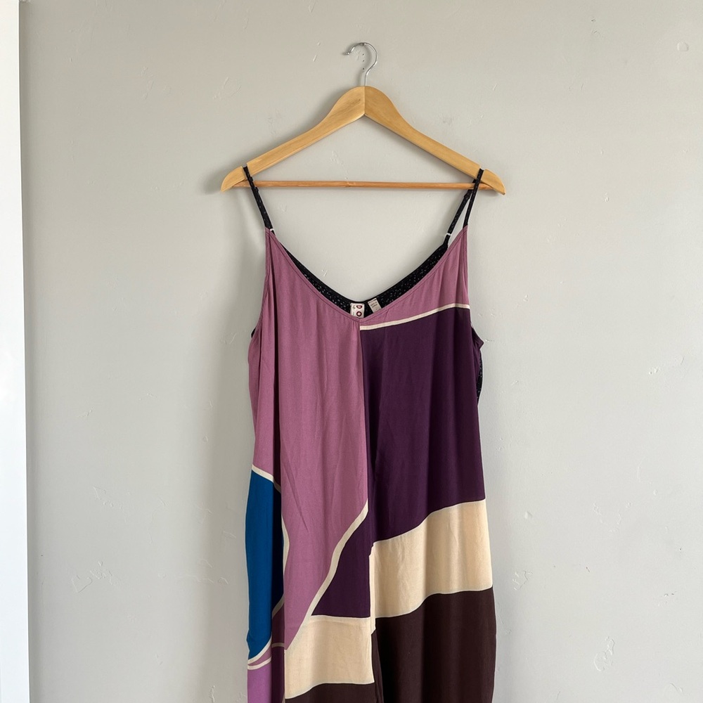NWT Dolan Colorblock Spaghetti Strap Jumpsuit